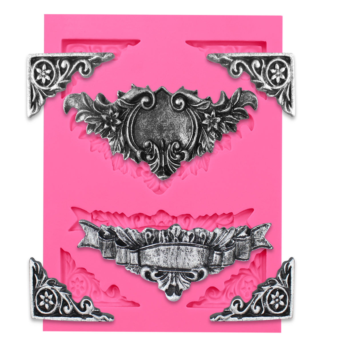 Embossed Retro Totem Silicone Mold Fondant Cake De... - Grandado