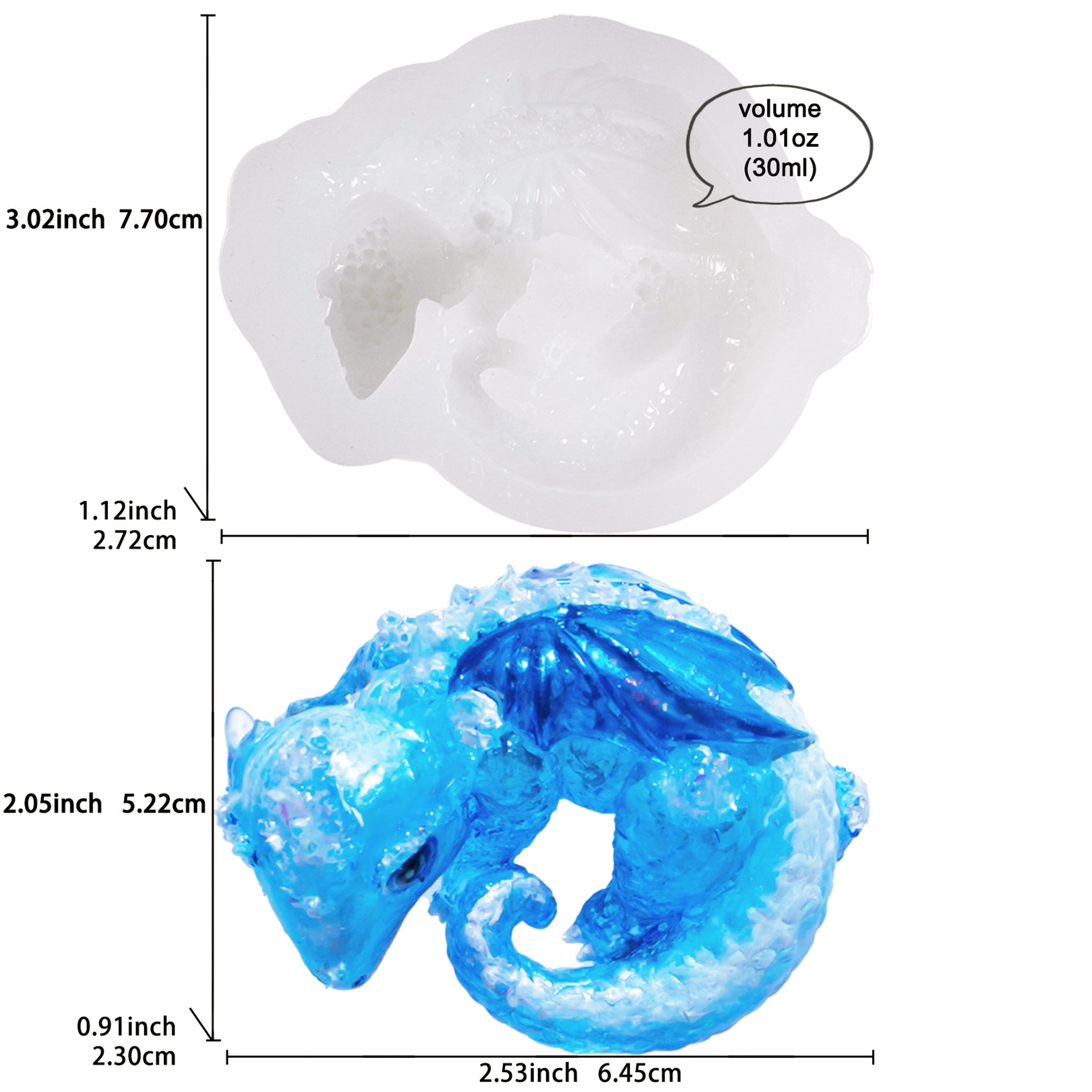 Resin Mould Ice Wing Dragon
