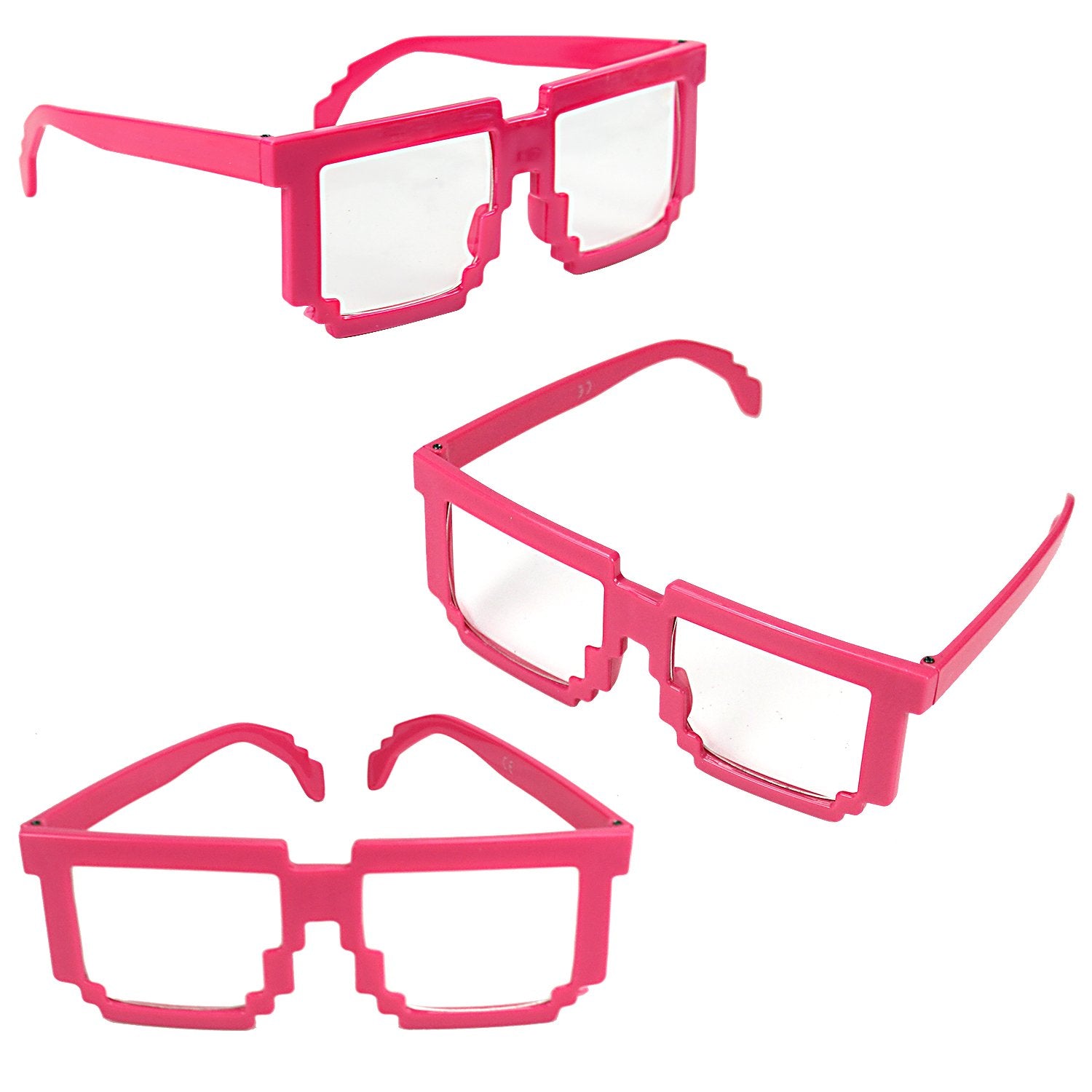 Rock 80s Party Costume Sunglasses Fun Shades Red