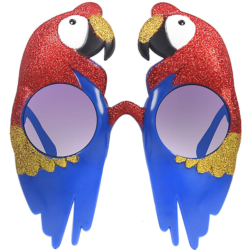 Pirate's Parrot Luau Party Costume Sunglasses Fun Shades