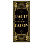 Roaring 1920s Theme Party like Gatsby Door Cover 72x30inch