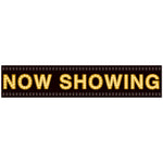 Now Showing Prepasted Filmstrip Movie Night Party Wall mural 59.8x11.8inch