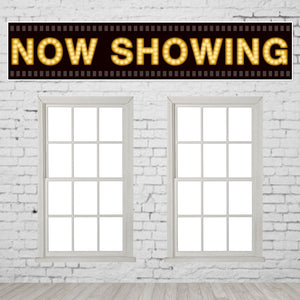 Now Showing Prepasted Filmstrip Movie Night Party Wall mural 59.8x11.8inch