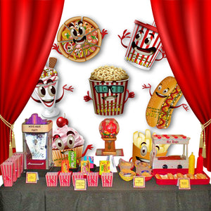 Cola Movie Night Large Prepasted Food Sign Sticker 18inch Height
