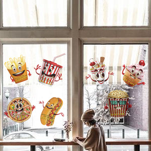 Cola Movie Night Large Prepasted Food Sign Sticker 18inch Height