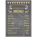 Theater Concession Menu Poster 16x12inch A3