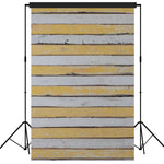 Rustic Distressed Wood Backdrop Photography Background #1745 Khakl and White