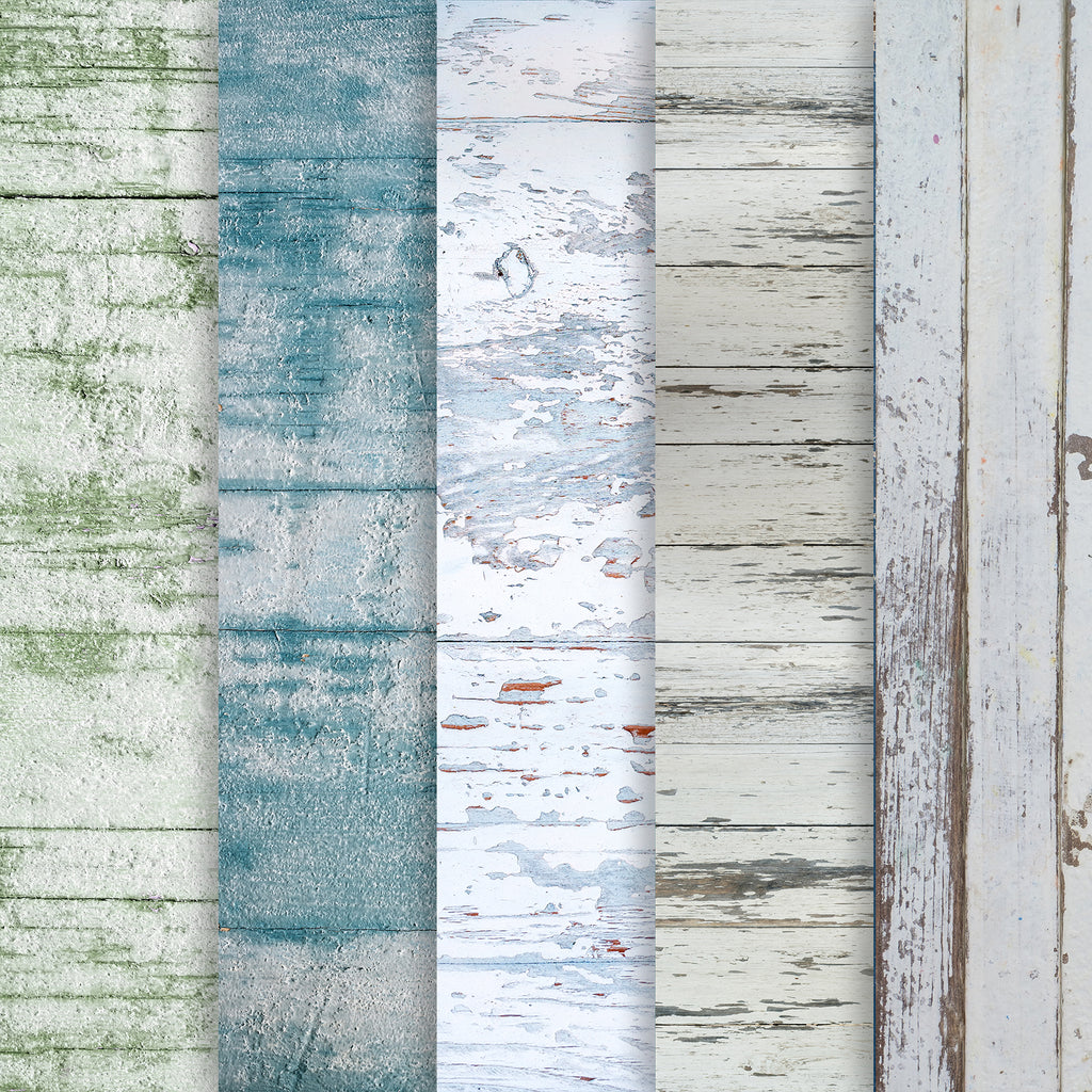 Rustic Distressed Wood Backdrop Photography Background #1752 1759 1771 1772 1773 5-pack