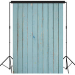 Rustic Distressed Wood Backdrop Photography Background #1755 Pale Blue