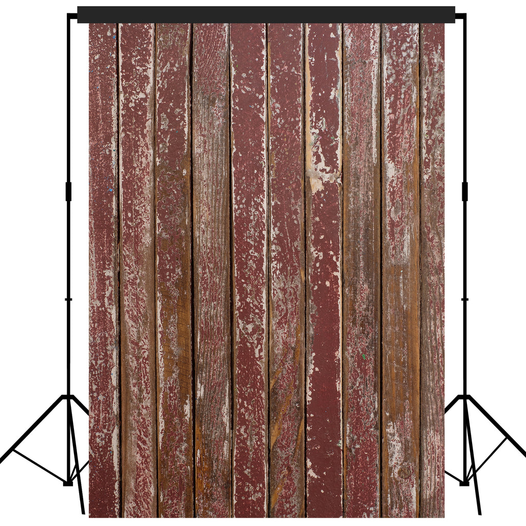 Rustic Distressed Wood Backdrop Photography Background #1757 Mahogany