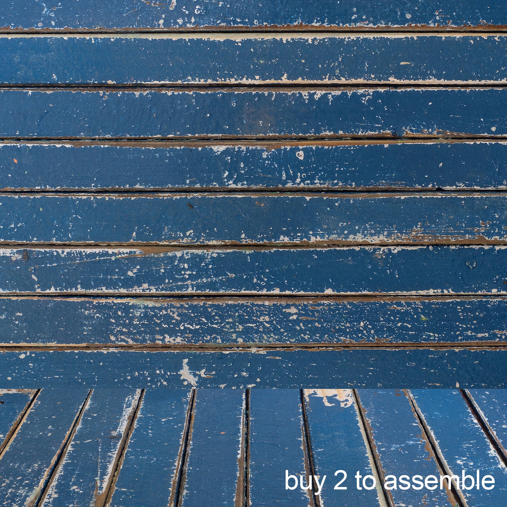 Rustic Distressed Wood Backdrop Photography Background #1758 Indigo