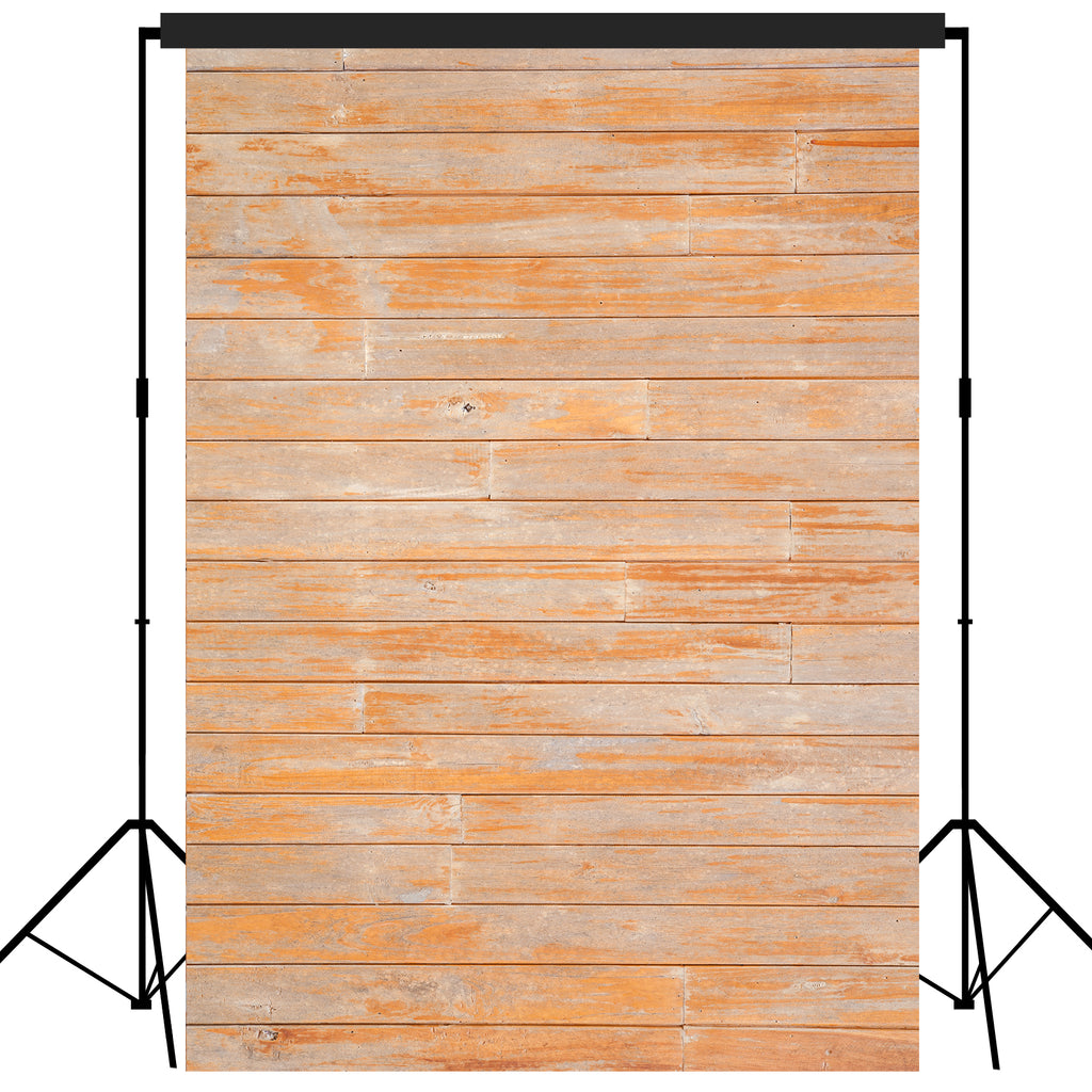 Rustic Distressed Wood Backdrop Photography Background #1769 Brown