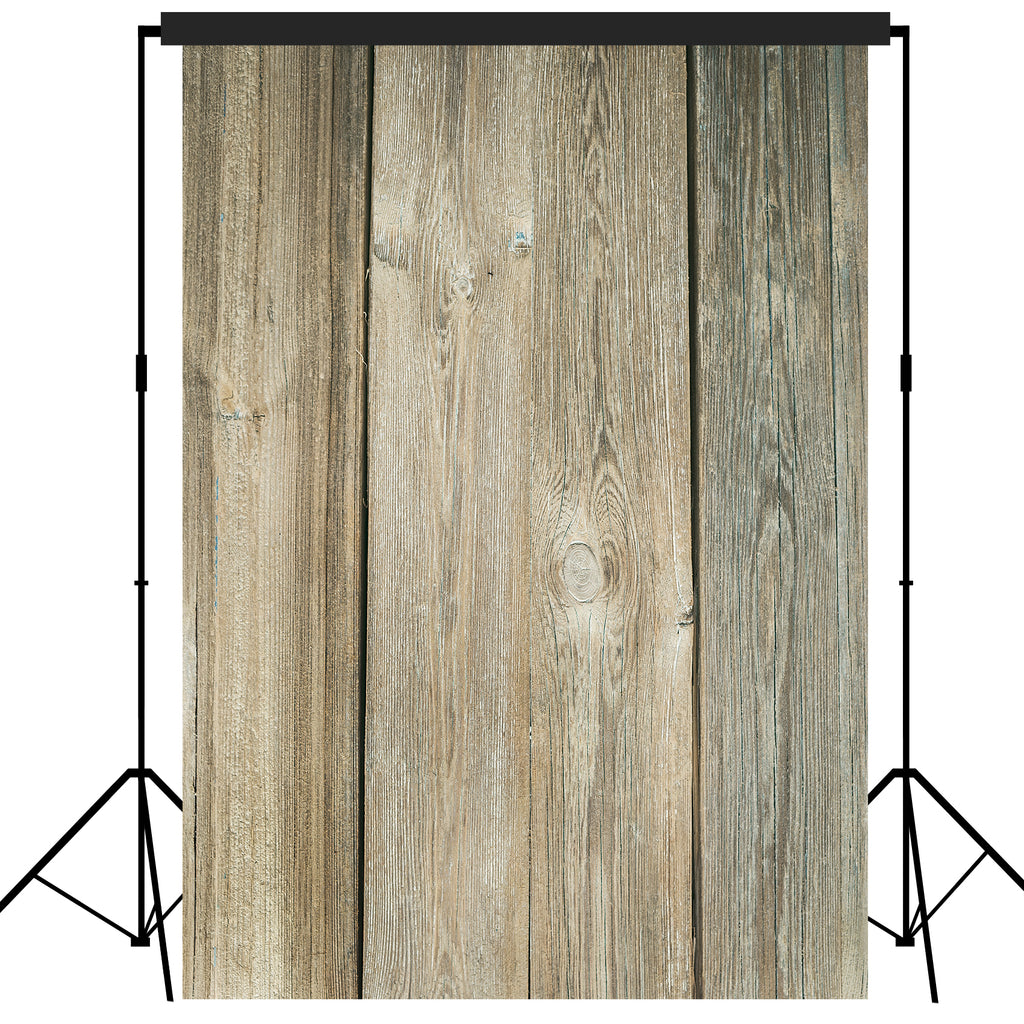 Rustic Distressed Wood Backdrop Photography Background #1782 Pale Brown