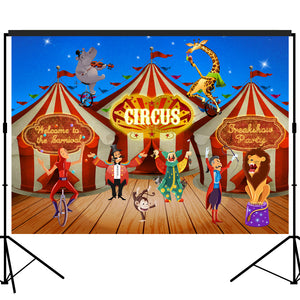 Carnival Circus Backdrop Scene Setters Photography Background 5x7feet
