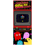 Totally Radical 80's Bar Entrance Door Cover 72x30 inch