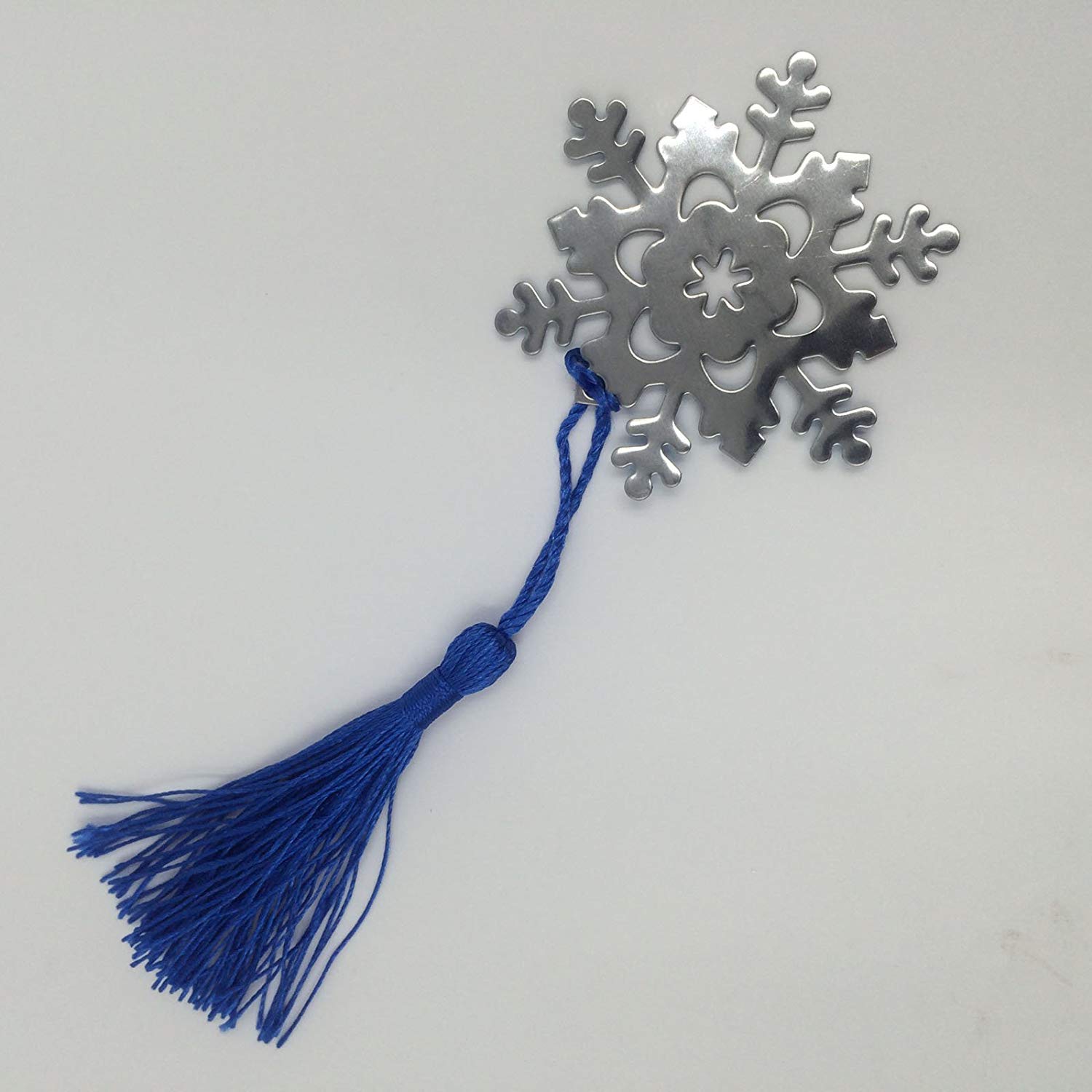 Wedding Snowflake Book Mark with Silk Tassel Party Favor Gift