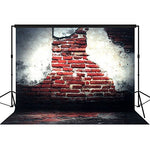Red Brick Wall Backdrop Photography Background Party 10x10feet #1623