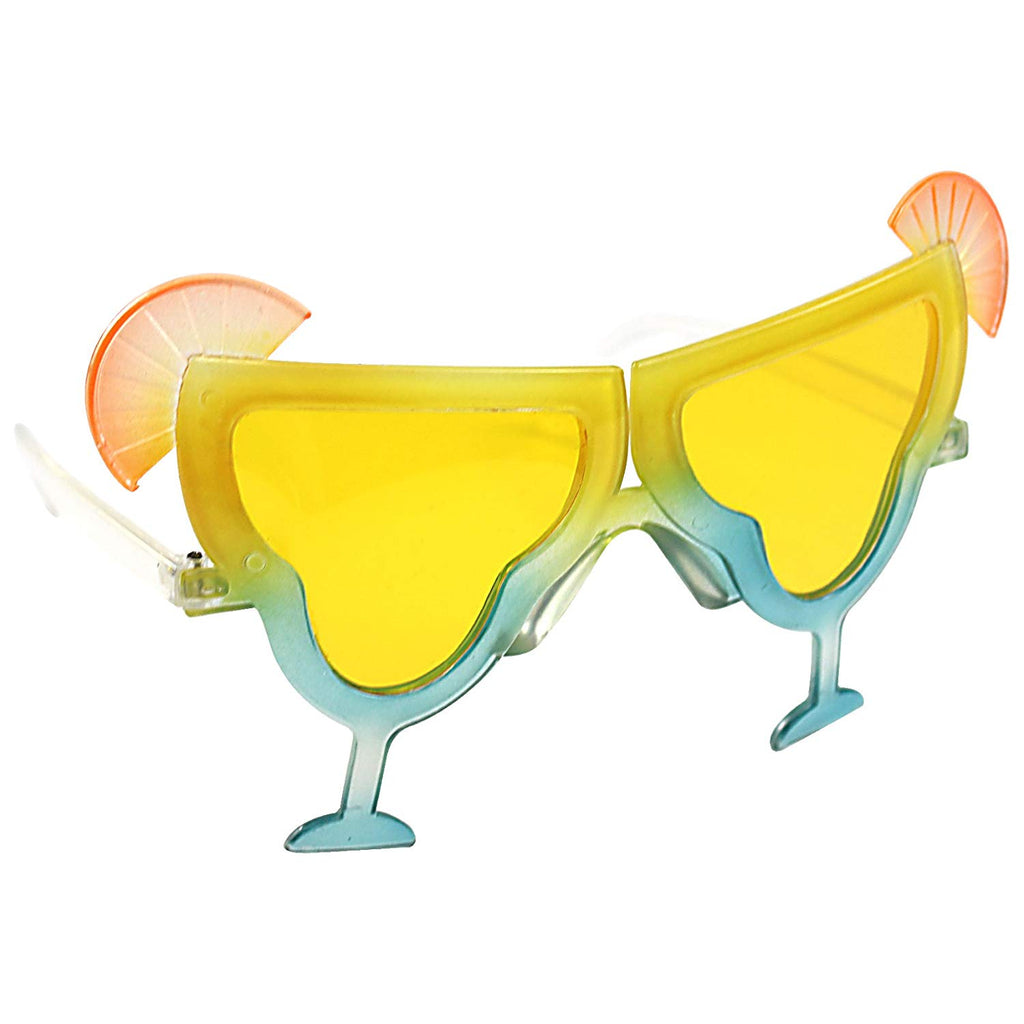 Cocktail Drink Tropical Party Costume Sunglasses Fun Shades