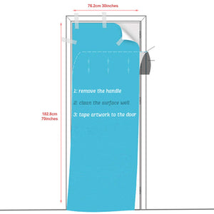 Roaring 20's Gatsby Grandeur Welcome to the Party Door Cover 72x30inch