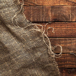 Rustic Distressed Burlap and Wood Backdrop Photography Background 5x3feet #1810
