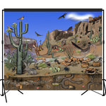 Desert Animals Backdrop Photography Studio Fabric Background 7x6feet #2211