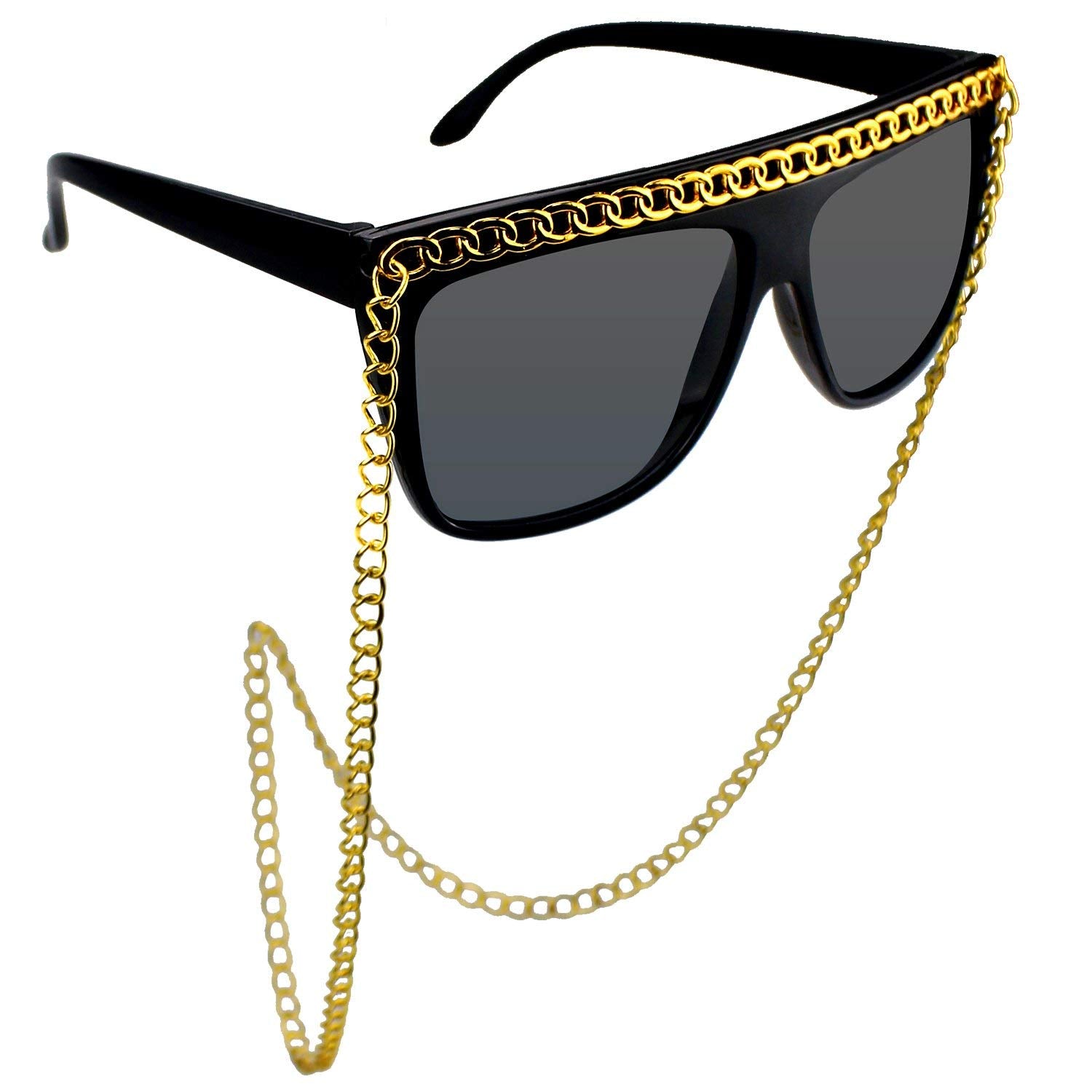 Hip Hop Chunky Chain Party Costume Sunglasses Fun Shades