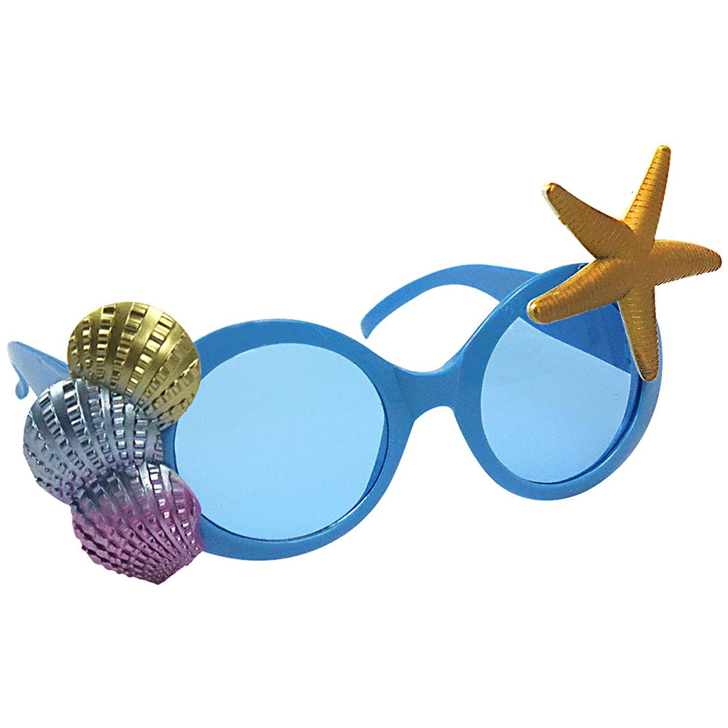 Sea Shell and Starfish Tropical Party Costume Sunglasses Fun Shades