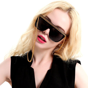 Hip Hop Chunky Chain Party Costume Sunglasses Fun Shades