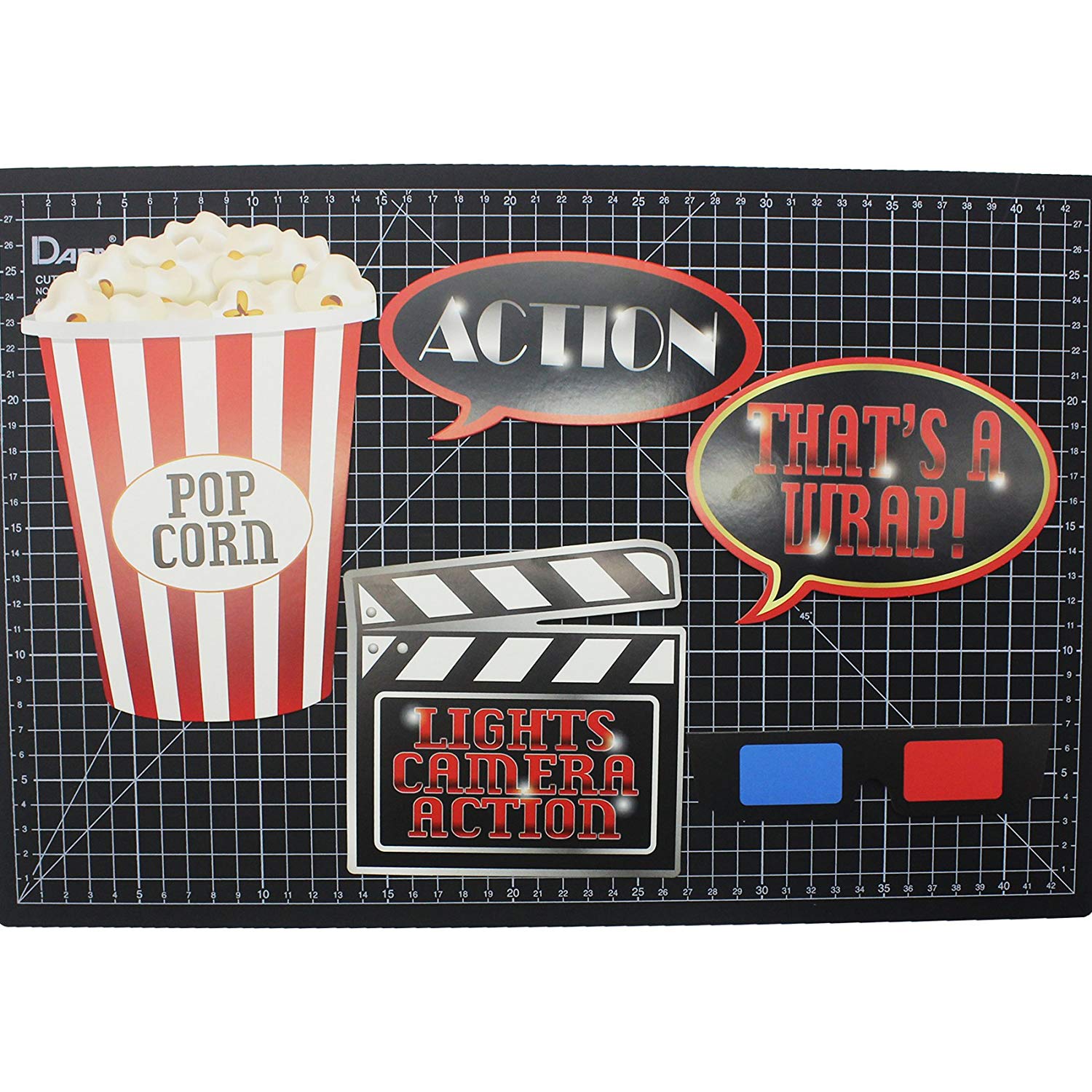 Old Hollywood Glamour Party Photo Booth Props 18 Count