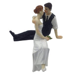 Look of love Bride and Groom Wedding Cake Topper 5 inch