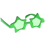 Rock Super Star Party Costume Sunglasses Fun Shades Neon Green