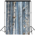 Rustic Distressed Wood Backdrop Photography Background #1791 Slate Gray