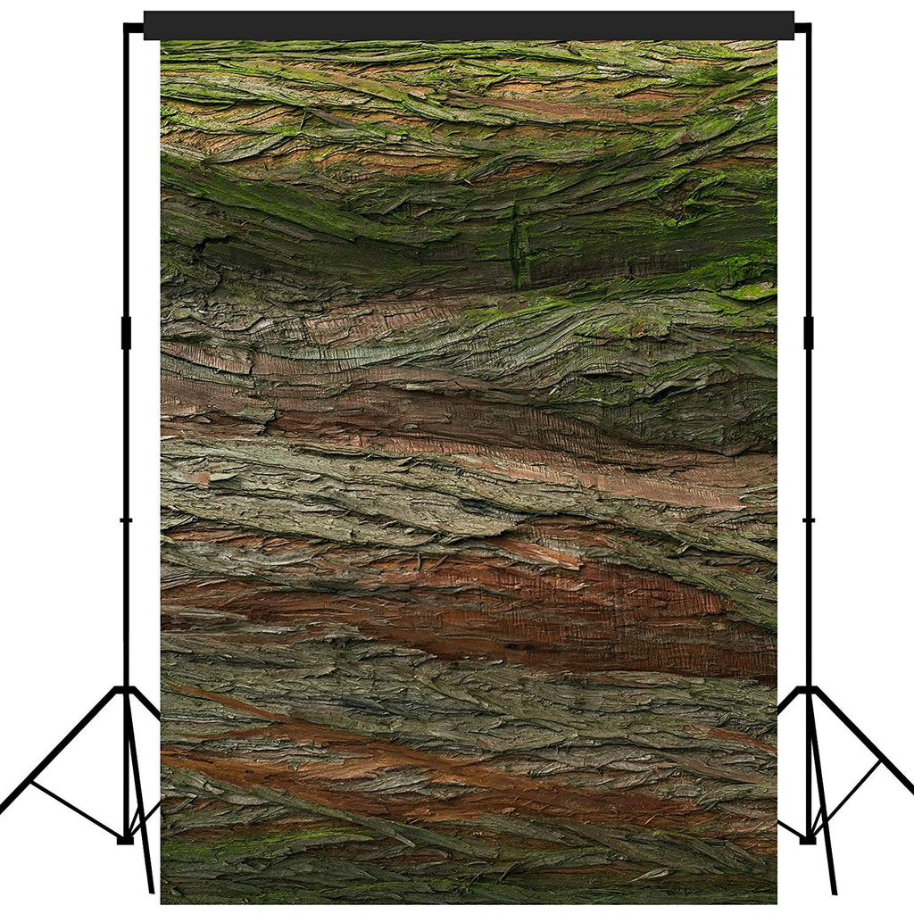 Rustic Distressed Wood Backdrop Photography Background #1784 Tree With Moss