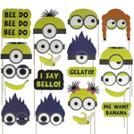 Minions Inspired Photo Booth Props Set 20 Count