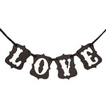 Love Bunting Banner for Wedding Anniversary Celebration Parties 11x15cm