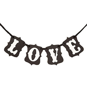 Love Bunting Banner for Wedding Anniversary Celebration Parties 11x15cm