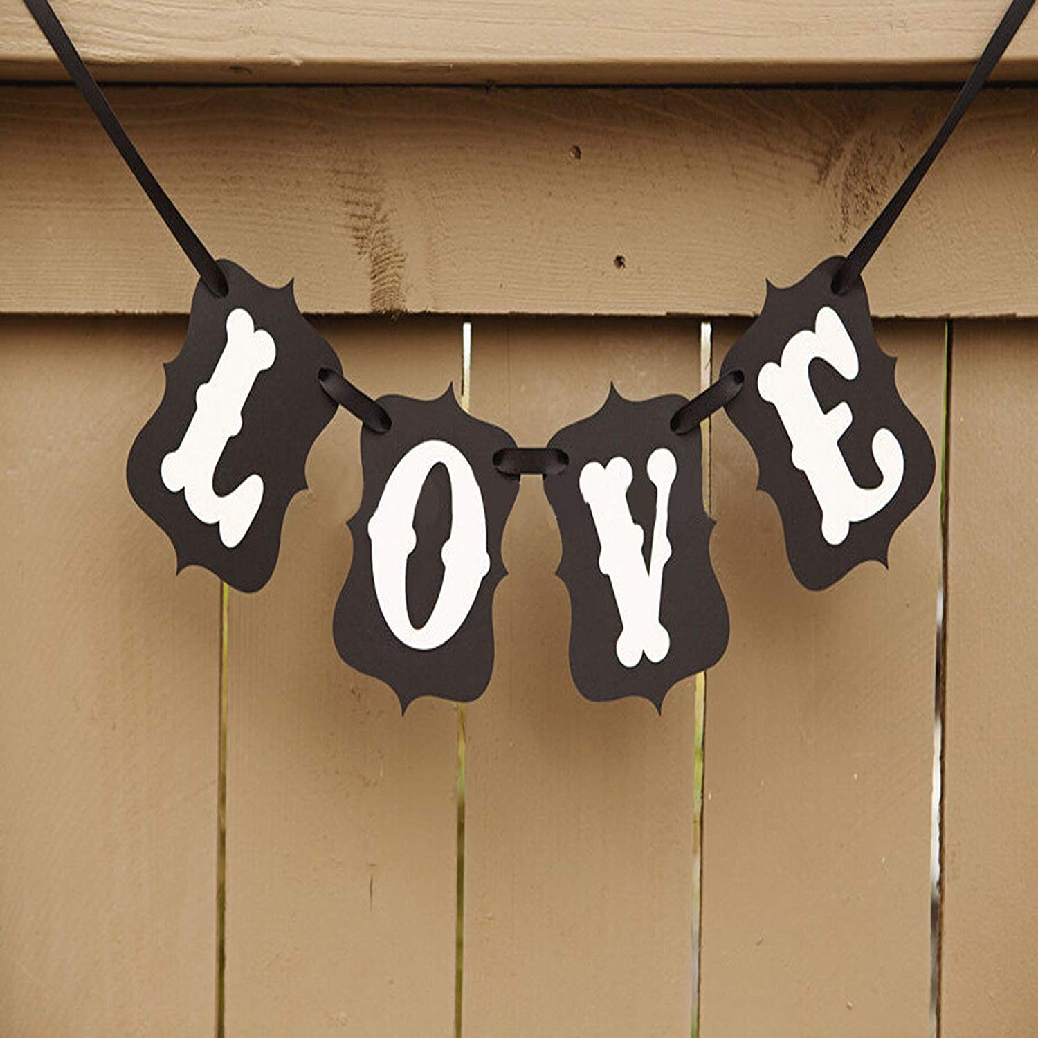 Love Bunting Banner for Wedding Anniversary Celebration Parties 11x15cm