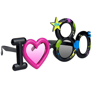 I Love the 80s Party Costume Sunglasses Fun Shades
