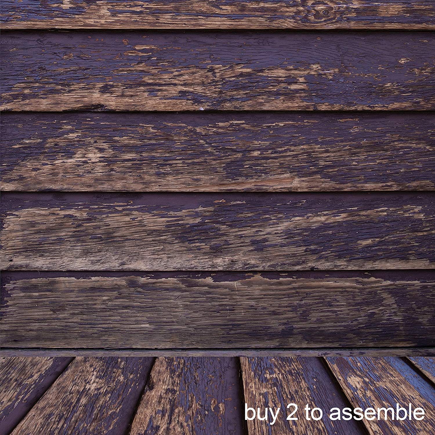 Rustic Distressed Wood Backdrop Photography Background #1783 Grape