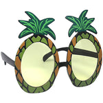 Pineapple Party Costume Sunglasses Fun Shades Temples Black