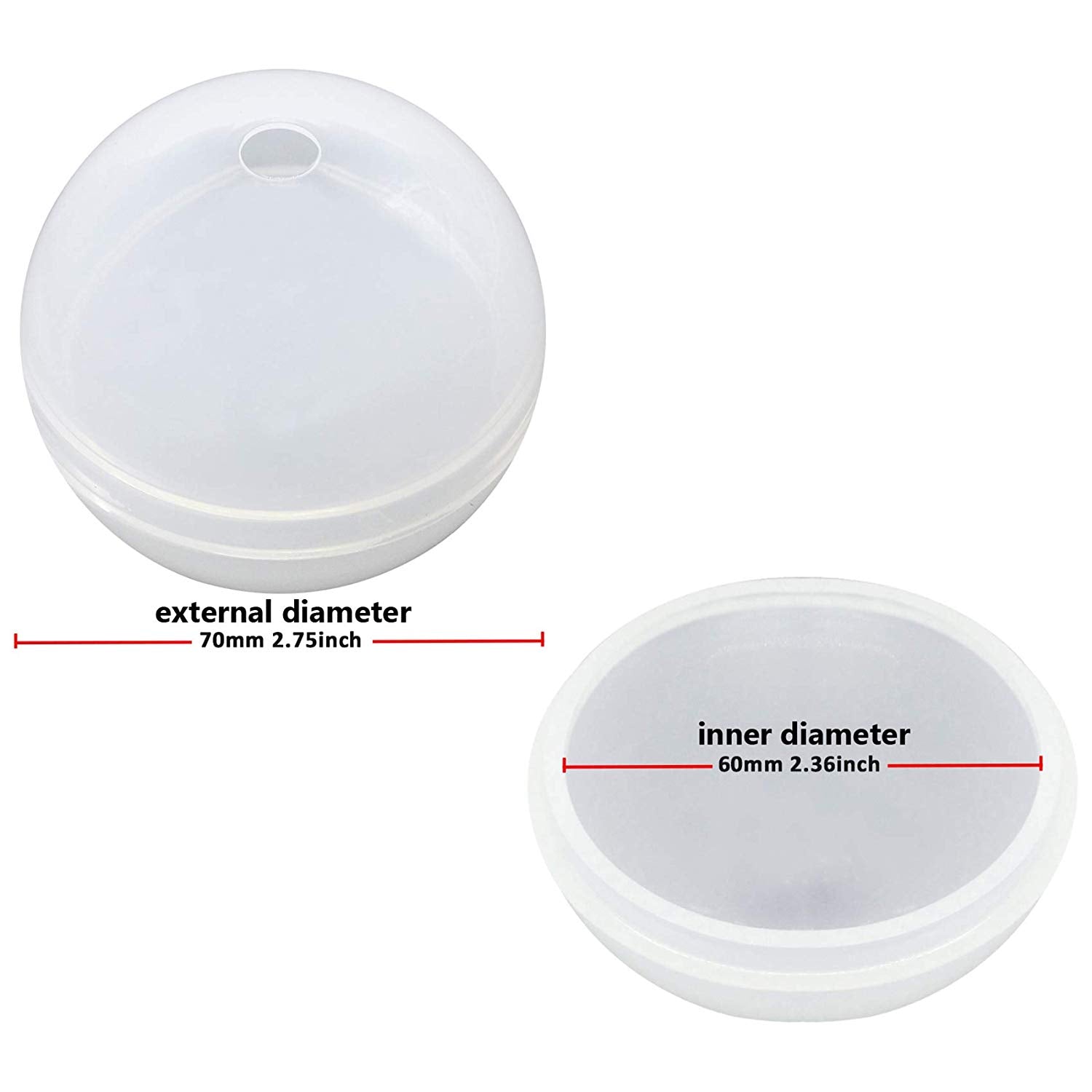 Sphere Paperweight Resin Silicone Mold