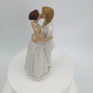 Romance Lesbian Wedding Cake Topper 6inch