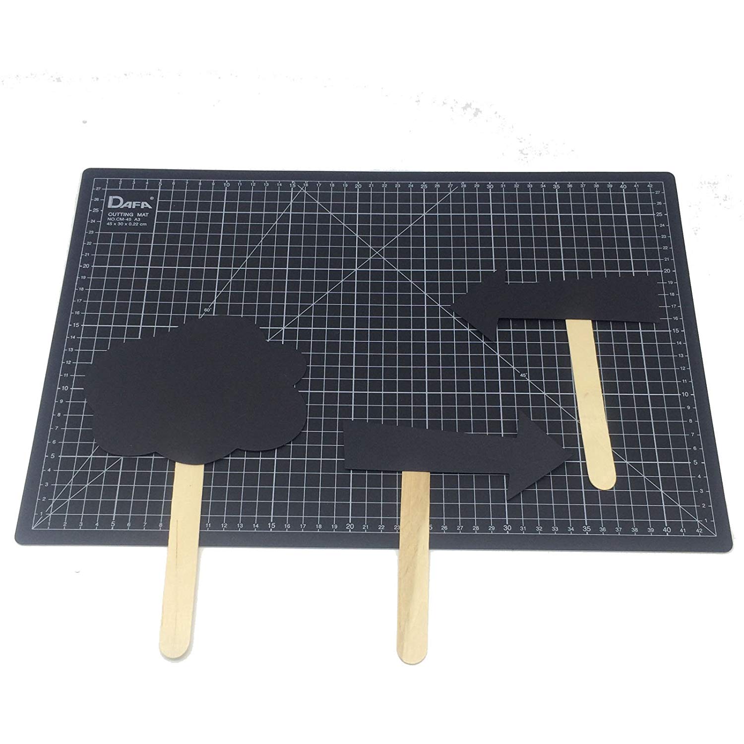 Chalkboard Speech Bubbles and Signs Wedding Parties Photo Booth Props 24 Count