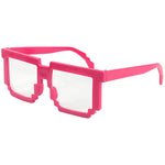 Rock 80s Party Costume Sunglasses Fun Shades Red