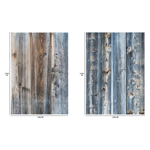 Rustic Distressed Wood Backdrop Photography Background  #1791 1792 2-pack
