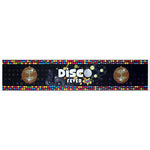 Disco Party Table Runner Hanging Banner Scene Setters Rectangle 60x12inch