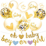 Oh Baby Balloon and Banner Set Gender Reveal Decorations