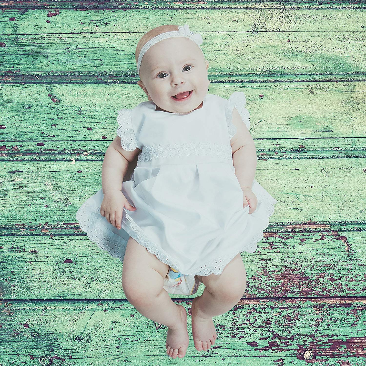 Rustic Distressed Wood Backdrop Photography Background #1793 Mint