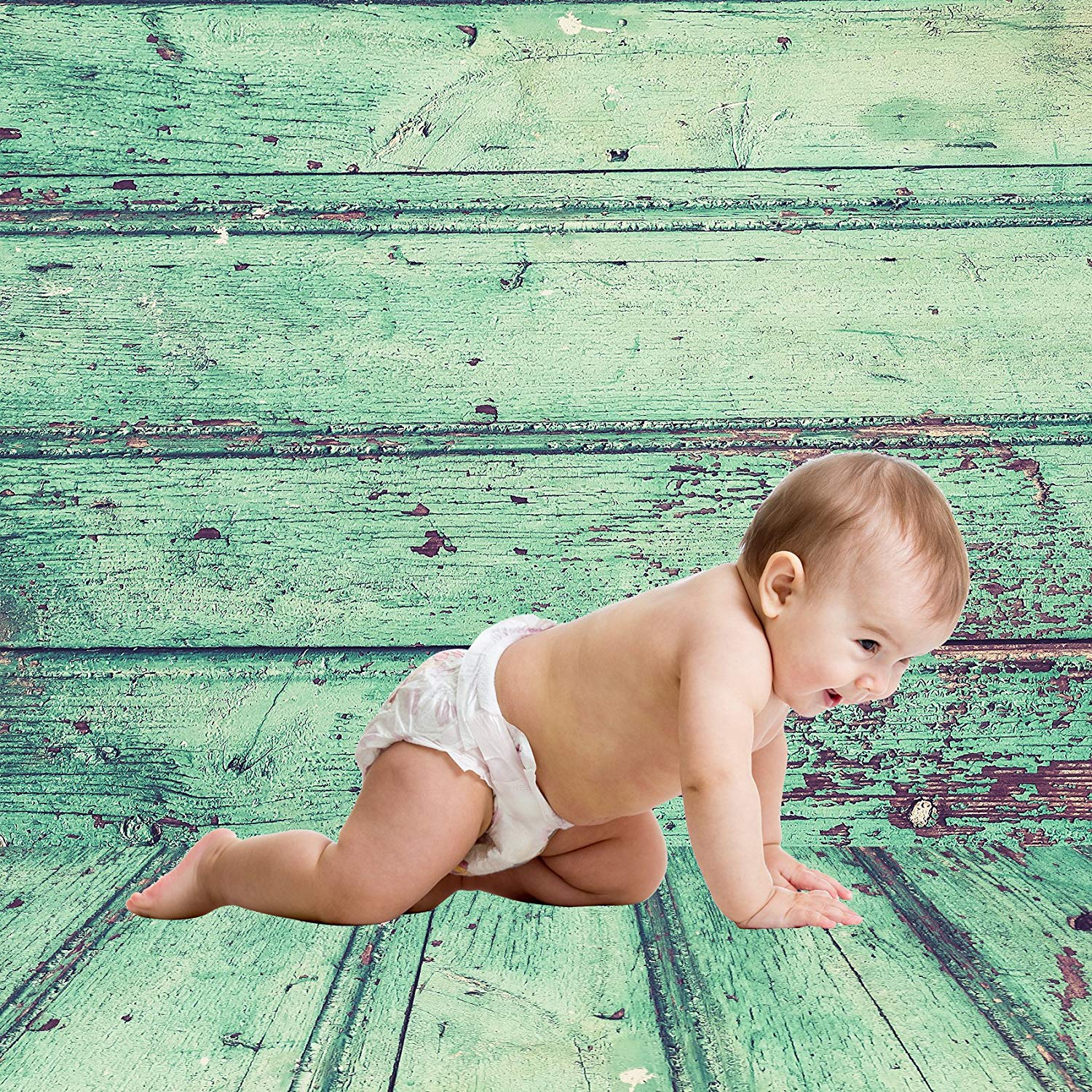 Rustic Distressed Wood Backdrop Photography Background #1793 Mint