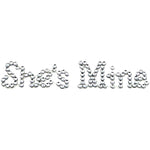 Fun Wedding Rhinestone Shoe Decals Shes Mine Sticker